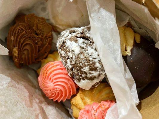 Various Italian Cookies for the free birthday special