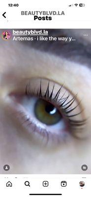 Lash lift