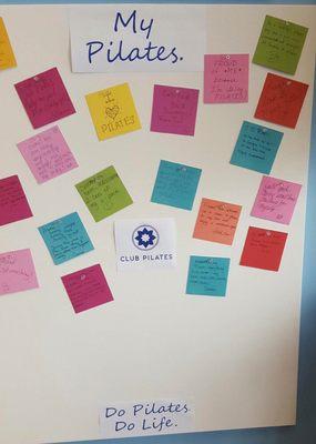 Just some of the good things clients are sharing about how Club Pilates helps them Do Life!