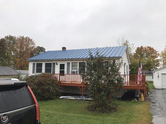 New standing seam roof we installed