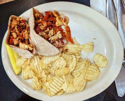 Cajun Chicken Pita, $12.99