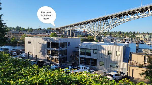 Aurora Bridge - home of Fremont Troll