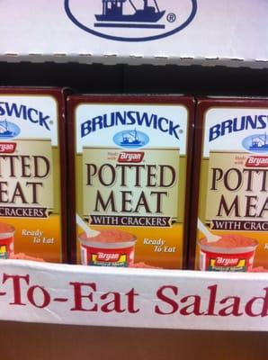 Not sure what potted meat is but I'll pass!!