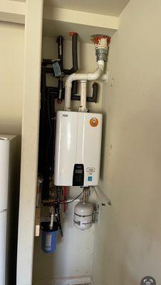 New tankless water heater install in Cumming, Ga