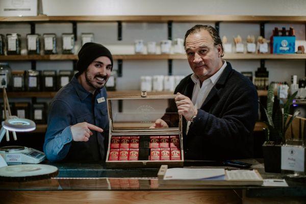 Owner, Brock Binder and Jim Belushi