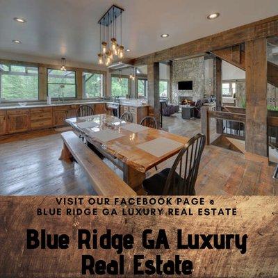 Blue Ridge GA Luxury Real Estate Service- Tina McDaniel Harry Norman Realtors- Blue Ridge GA