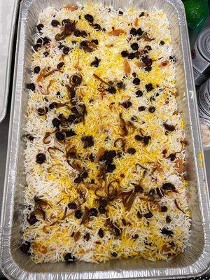 Special events catering Persian jeweled rice