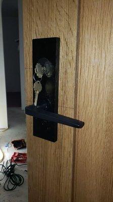 After - Baldwin mortise lock install