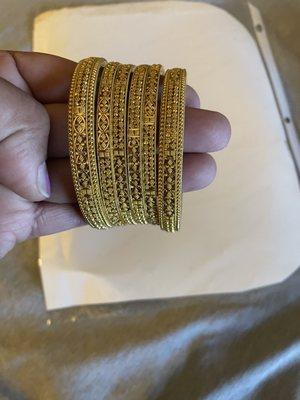 Gold bangle