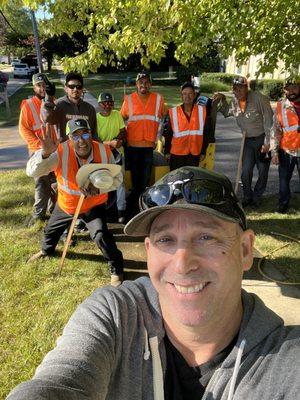 The Kaplan Paving Crew that installed my driveway