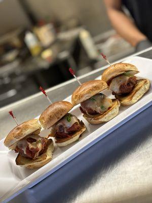 Meatball Sliders! Happy Hour $5