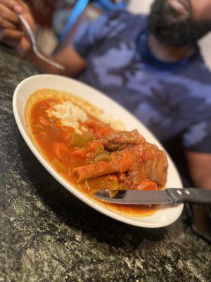 Braised Lamb Osso Buco... best dish on the menu :)