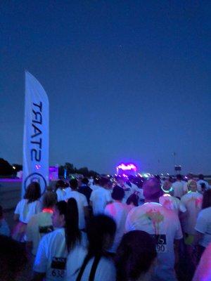 Black light run