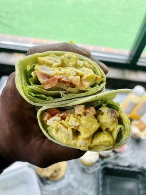 Curry Chicken Salad Wrap