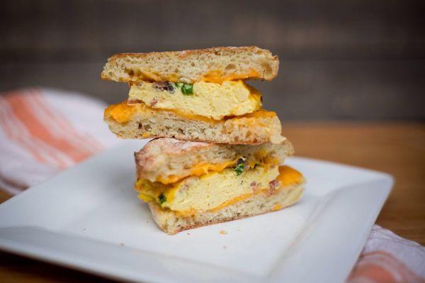 Bacon & Cheddar Breakfast Sandwich