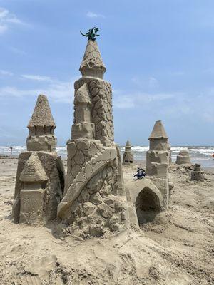 Our amazing sandcastle