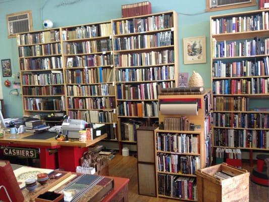 Shelf of first editions