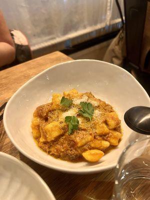 Gnocchi duck ragout