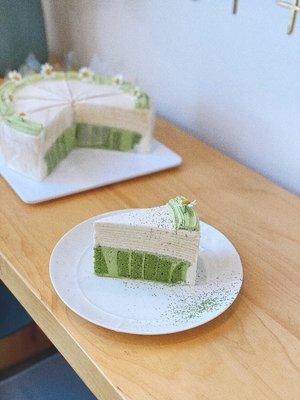 Matcha Yuzu Chiffon & Crepe Cake