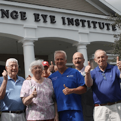 Dr Michael Lange and a few of his patients