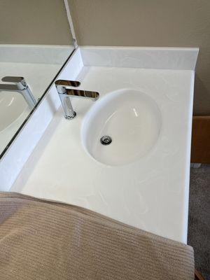 Faucet installation