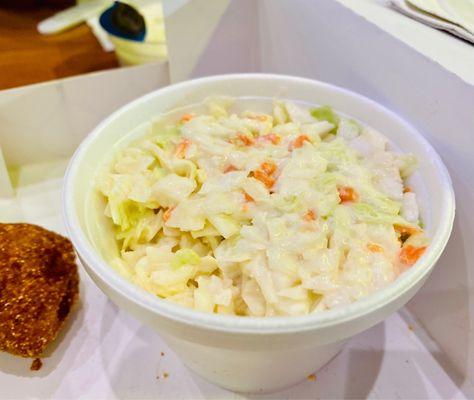 Cole slaw & hushpuppies are very nice :)'