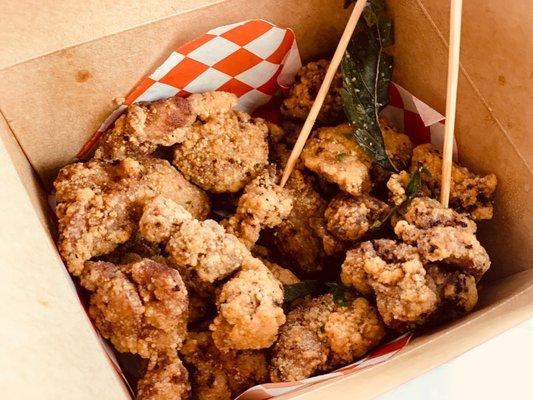 Popcorn chicken - quite salty in my opinion