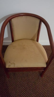 Stained chair