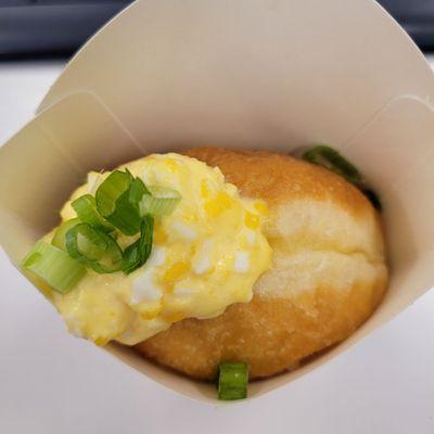 Egg Salad Donut--one of many savory options