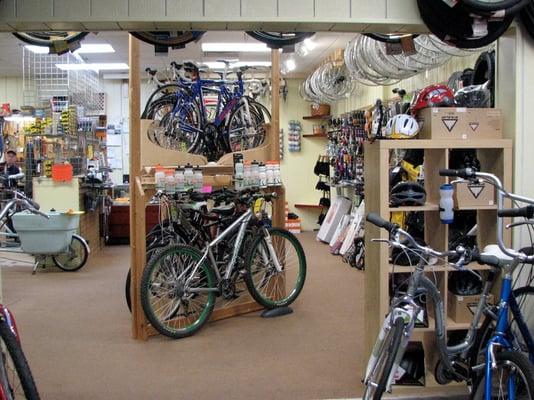 Inside West Trails Bicycles