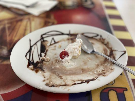 What's left of my Tres Leche.