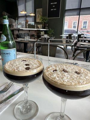 Espresso Martini with Parmigiana