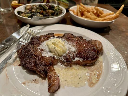 The ribeye, but I wish I would've known to get a close up on the brussels sprouts