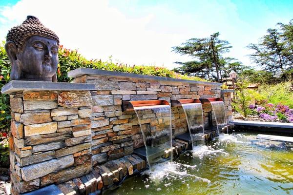 Custom water features designed to bring you peace and serenity in your outdoor space.