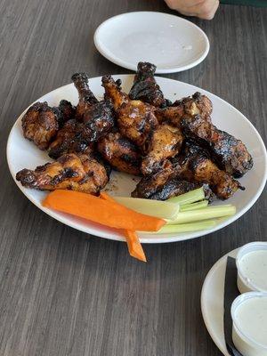 These wings were so good! Smoked bbq chipotle wings