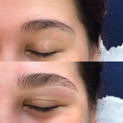 Spellbound brows before and after!