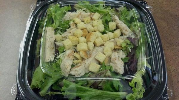 Chicken Caesar Salad made fresh every morning