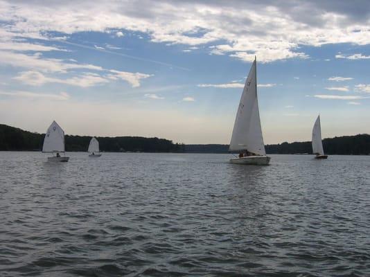 Sailing on Stony Lake