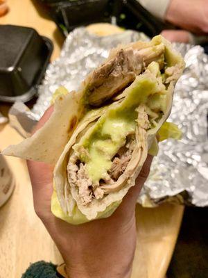 Carnitas burrito