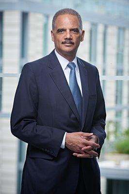 We photographed Attorney General Eric Holder for the law firm of Covington & Burling