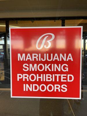 New sign out front before you enter casino!  LOL  Ya think people would just get it!