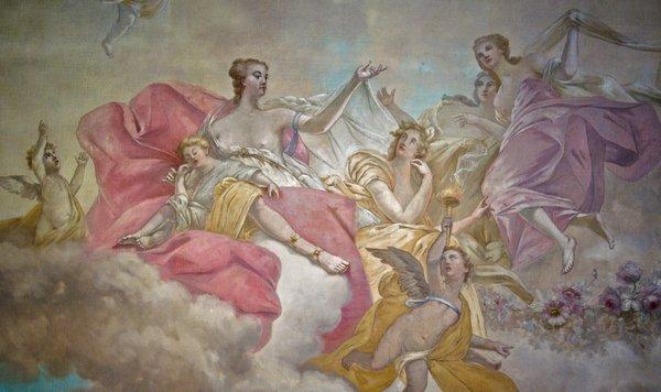 Drawing Room Ceiling - Diana Goddess of Dawn