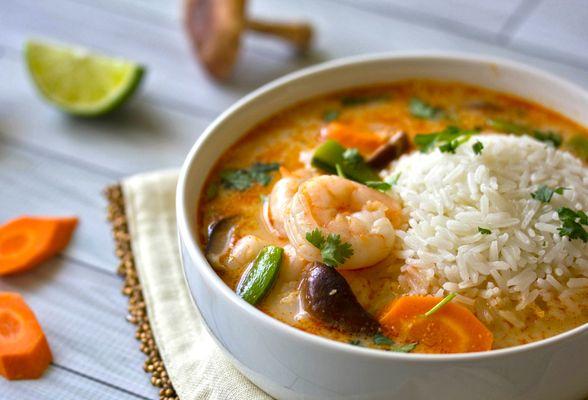 Thai Shrimp Curry with Lemongrass Soup