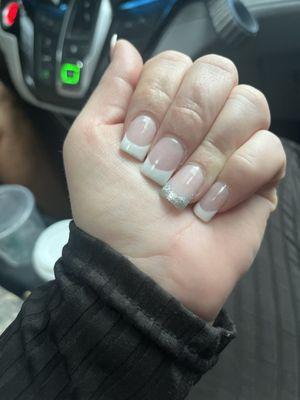 French tip with design