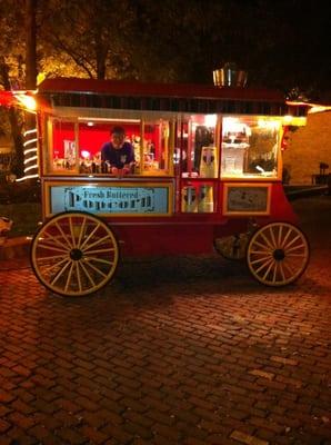 Add the extra element of WOW with our antique POPCORN WAGON