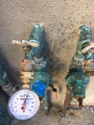 High water pressure can lead to  an unplanned remodel. Keep the incoming water pressure (PSI) below 75 psi.