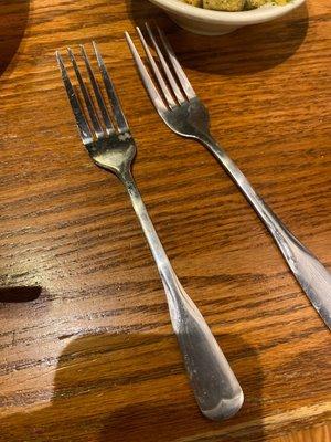 Dirty forks