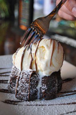 Lava Cake with ice cream!