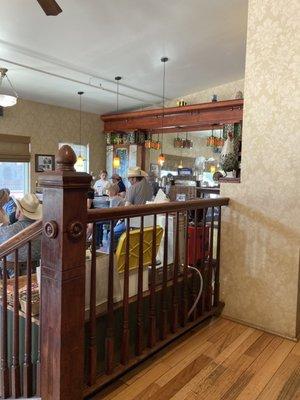 Coffee bar and big old register!