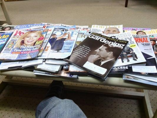 Waiting room reading selection